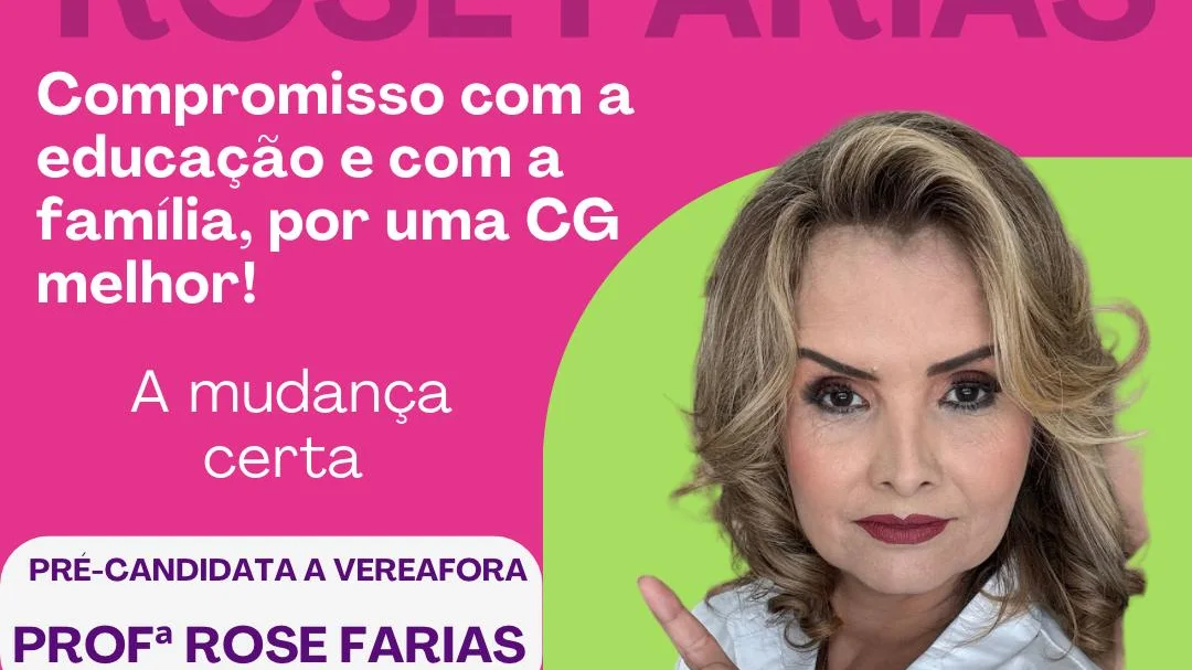 Capa de Professora Rose Farias